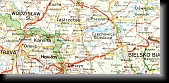 mapa_polska * Mapa cesty z Ostravy do Osvtimi * 887 x 412 * (92KB)